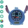 LEXiBOOK, Disney Stitch, My Sleep Companion, Alarm Clock, nightlight, Dawn Simulator and Storyteller, with Power Cord, Blue, RLT100D