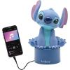 LEXiBOOK, Disney Stitch, Nightlight with Speaker, Color Change, Soft Light, Battery Operated, Blue, NS01D(Disney Stitch)