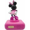 LEXiBOOK, Disney Stitch, Stitch Nightlight Alarm Clock, Sounds and Melodies, LCD Backlit Screen, Luminous, Snooze, Blue, RL800D(Disney Minnie)