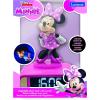 LEXiBOOK, Disney Stitch, Stitch Nightlight Alarm Clock, Sounds and Melodies, LCD Backlit Screen, Luminous, Snooze, Blue, RL800D(Disney Minnie)