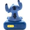 LEXiBOOK, Disney Stitch, Stitch Nightlight Alarm Clock, Sounds and Melodies, LCD Backlit Screen, Luminous, Snooze, Blue, RL800D(Disney Stitch – Stitch)