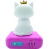 LEXiBOOK, Disney Stitch, Stitch Nightlight Alarm Clock, Sounds and Melodies, LCD Backlit Screen, Luminous, Snooze, Blue, RL800D(Kitten)
