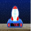LEXiBOOK, Disney Stitch, Stitch Nightlight Alarm Clock, Sounds and Melodies, LCD Backlit Screen, Luminous, Snooze, Blue, RL800D(Rocket)