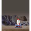 LEXiBOOK, Disney Stitch, Stitch Nightlight Alarm Clock, Sounds and Melodies, LCD Backlit Screen, Luminous, Snooze, Blue, RL800D(Rocket)