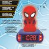 LEXiBOOK, Disney Stitch, Stitch Nightlight Alarm Clock, Sounds and Melodies, LCD Backlit Screen, Luminous, Snooze, Blue, RL800D(Spider-Man)
