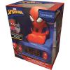 LEXiBOOK, Disney Stitch, Stitch Nightlight Alarm Clock, Sounds and Melodies, LCD Backlit Screen, Luminous, Snooze, Blue, RL800D(Spider-Man)