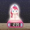 LEXiBOOK, Disney Stitch, Stitch Nightlight Alarm Clock, Sounds and Melodies, LCD Backlit Screen, Luminous, Snooze, Blue, RL800D(Unicorn)