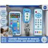 LEXiBOOK, Educational and Musical Set with Telephone, Remote Control and Key Ring, Imitation Game for Toddlers, Explore Animals, Musical Instruments and Everyday Objects, PS125