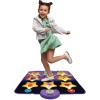 LEXiBOOK, Electronic Dance Floor Mat, Illuminated Keys, Built-in Speaker, Purple/Yellow, DM10