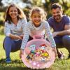 LEXiBOOK Inflatable Jumping Unicorn, for Indoor and Outdoor use, Balance and Motor Skills Development, Hand Pump Included, Safe and Resistant Plastic, Pink, BG050UNI(Paw Patrol – Roses)