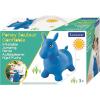 LEXiBOOK Inflatable Jumping Unicorn, for Indoor and Outdoor use, Balance and Motor Skills Development, Hand Pump Included, Safe and Resistant Plastic, Pink, BG050UNI(Horse – Blue)