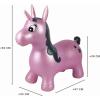 LEXiBOOK Inflatable Jumping Unicorn, for Indoor and Outdoor use, Balance and Motor Skills Development, Hand Pump Included, Safe and Resistant Plastic, Pink, BG050UNI(Unicorn – Pink)