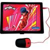 LEXiBOOK Miraculous – Educational and Bilingual Laptop English/Spanish – Toy for Child Kid (Boys & Girls) 124 Activities, Learn Play Games and Music with Ladybug – Red/Black JC598MIi2