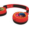 LEXiBOOK, Miraculous Ladybug Cat Noir, 2-in-1 Bluetooth Headphones for Kids – Stereo Wireless Wired, Kids Safe, Foldable, Adjustable, HPBT010MI(Miraculous)
