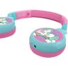 LEXiBOOK, Miraculous Ladybug Cat Noir, 2-in-1 Bluetooth Headphones for Kids – Stereo Wireless Wired, Kids Safe, Foldable, Adjustable, HPBT010MI(Unicorn)