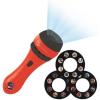 LEXiBOOK Miraculous, Stories Projector, Torch Light and Projector with 3 Discs, 24 Images, Create Your own Stories, LTC050MI