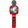 LEXiBOOK Miraculous Wireless Microphone with Speaker and Lights, Bluetooth®, Voice Change Function, Light Effects, Micro SD Port, USB, Silver/red, MIC260MI