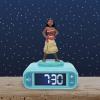LEXiBOOK, Moana, Moana Nightlight Alarm Clock, Sounds and Melodies, Backlit LCD Screen, Luminous, Snooze, RL800VN