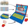 LEXiBOOK Paw Patrol – Educational and Bilingual Laptop Spanish/English – Toy for Child Kid (Boys & Girls) 124 Activities, Learn Play Games and Music with Chase Marshall – Red/Blue JC598PAi2