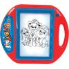 LEXiBOOK Paw Patrol, Drawing Projector, 4 tampons, 10 templates, Lighting Screen, 1 Pen Included, Artistic and Creative Toy for Girls and Boys, Red/Blue, CR310PA(Paw Patrol)