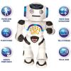 LEXiBOOK, Powerman Neo, My Robot Full of Technology, Remote Control and Gesture Control, Educational Activities in English, Programmable, Music and Dance, Sound and Light Effects, Blue/White, ROB18EN(ROB50US)