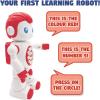 LEXiBOOK, Powerman Neo, My Robot Full of Technology, Remote Control and Gesture Control, Educational Activities in English, Programmable, Music and Dance, Sound and Light Effects, Blue/White, ROB18EN(ROB15EN)