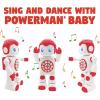 LEXiBOOK, Powerman Neo, My Robot Full of Technology, Remote Control and Gesture Control, Educational Activities in English, Programmable, Music and Dance, Sound and Light Effects, Blue/White, ROB18EN(ROB15EN)