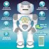 LEXiBOOK, Powerman Neo, My Robot Full of Technology, Remote Control and Gesture Control, Educational Activities in English, Programmable, Music and Dance, Sound and Light Effects, Blue/White, ROB18EN(rob80fr)