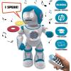 LEXiBOOK, Powerman Neo, My Robot Full of Technology, Remote Control and Gesture Control, Educational Activities in English, Programmable, Music and Dance, Sound and Light Effects, Blue/White, ROB18EN(ROB90US)