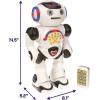 LEXiBOOK, Powerman Neo, My Robot Full of Technology, Remote Control and Gesture Control, Educational Activities in English, Programmable, Music and Dance, Sound and Light Effects, Blue/White, ROB18EN(ROB50US)