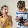 LEXiBOOK, Realistic Remote Controlled Tarantula/Spider, 8 Hairy Legs, 2 mandibles, Light Effects in The Eyes, Remote Control Included, SPIDER01