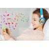 LEXiBOOK, The Smurfs, 2-in-1 Bluetooth & Wired Headphones with Microphone and Control Buttons, Foldable and Adjustable, Long-Lasting Rechargeable Battery, Blue/Green, HPBT010SF