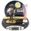 LEXiBOOK Warner Harry Potter, Harry Potter Projector Alarm Clock with Sounds, Built-in Night Light, time Projection onto The Ceiling, Sound Effects, Battery-Powered, Children, Black, RP500HP