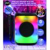 LEXiBOOK, iParty®, Portable Bluetooth® Speaker with Microphone, Powerful Sound Volume, Multicolour Light Effects, Rechargeable Battery, K8310(K8310)