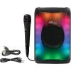 LEXiBOOK, iParty®, Portable Bluetooth® Speaker with Microphone, Powerful Sound Volume, Multicolour Light Effects, Rechargeable Battery, K8310(K8320)