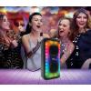 LEXiBOOK, iParty®, Portable Bluetooth® Speaker with Microphone, Powerful Sound Volume, Multicolour Light Effects, Rechargeable Battery, K8310(K8330)