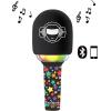 LEXiBOOK, iParty®, Wireless Microphone with Speaker and Lights, 4 Voice modifiers, Multicoloured Light Effects, Rechargeable Battery, MIC280
