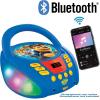 Lexibook – Paw Patrol – Bluetooth CD Player for Kids – Portable, Multicoloured Light Effects, Microphone Jack, Aux-in Jack, AC or Battery-Operated, Girls, Boys, Blue/Red, RCD109PA(Paw Patrol)