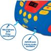 Lexibook – Paw Patrol – Bluetooth CD Player for Kids – Portable, Multicoloured Light Effects, Microphone Jack, Aux-in Jack, AC or Battery-Operated, Girls, Boys, Blue/Red, RCD109PA(Paw Patrol)