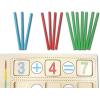 Lexibook Bio Toys Math School, a Wooden Activity Box to Learn to Count, Preschool Educational Toy for First-time Awakening, EDU200