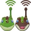 Lexibook, Dinosaur, Dinosaur 3D walkie-talkies, 500m Range, 2 Communication Channels, Belt Clip, Grey/Brown, TW18DINO