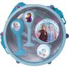 Lexibook Disney Frozen Elsa Anna Musical Toy, Set of 7 Music Instruments (Drum, Maracas, Castanet, Harmonica, Recorder, Trumpet, Tambourine), Convenient Game to Carry, Blue/ White, K360FZ