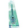 Lexibook, Disney Stitch, My First Wooden Ukulele, 4 Nylon Strings, 53 cm, Guide Included, Blue, K230D