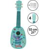 Lexibook, Disney Stitch, My First Wooden Ukulele, 4 Nylon Strings, 53 cm, Guide Included, Blue, K230D