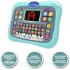 Lexibook, Educational Tablet, Bilingual English/Spanish, Talking Tablet with Screen to Learn The Alphabet, Numbers and Animals, Piano and Interactive Quiz Modes, Blue, JCPAD007i2