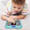 Lexibook, Educational Tablet, Bilingual English/Spanish, Talking Tablet with Screen to Learn The Alphabet, Numbers and Animals, Piano and Interactive Quiz Modes, Blue, JCPAD007i2