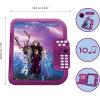Lexibook, Frozen, Electronic Piano for Children with Light Effects, Microphone, Drums, Built-in Speaker, Demo Tunes, DJ Player, Purple/Blue, K704FZ