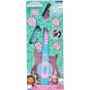 Lexibook, Gabby and the Magic House, Electronic Guitar with Mic and Glasses for Singing with Style, 2 Game Modes, Demo Melodies, Light Effects, Pink/Blue, K260GDH
