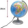 Lexibook Luminous Globe Planetarium, STEM, 2-in-1 Globe during the day, Constellation map at night, Blue/Black, NLJ185EN(NLJ185EN)