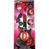 Lexibook Miraculous Electronic Lighting Guitar with mic, Glasses with Microphone, Demo Songs, 2 Game Modes, MP3 Plug, Black red, K260MI